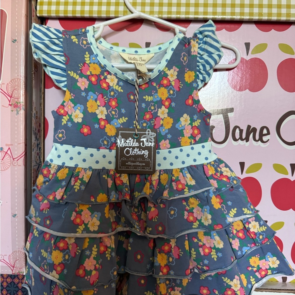 Matilda Jane Floral Ruffle Dress